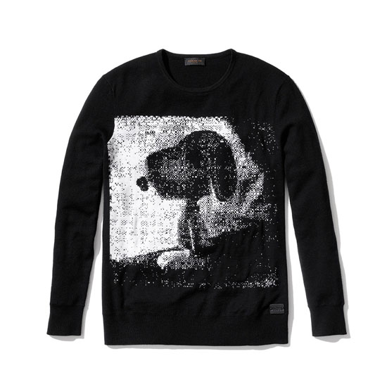 Snoopy sweater Black