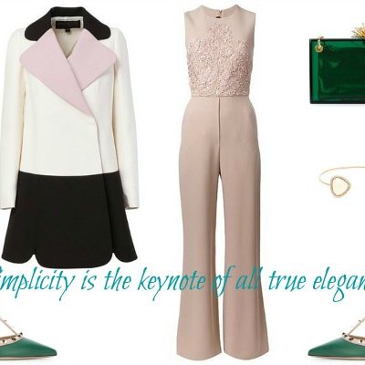 Simplicity is the keynote of all true elegance